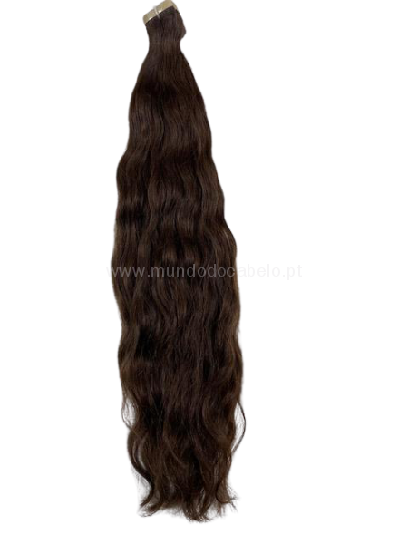 Cabelo Fita Adesiva Ondulado 60cm Nº3